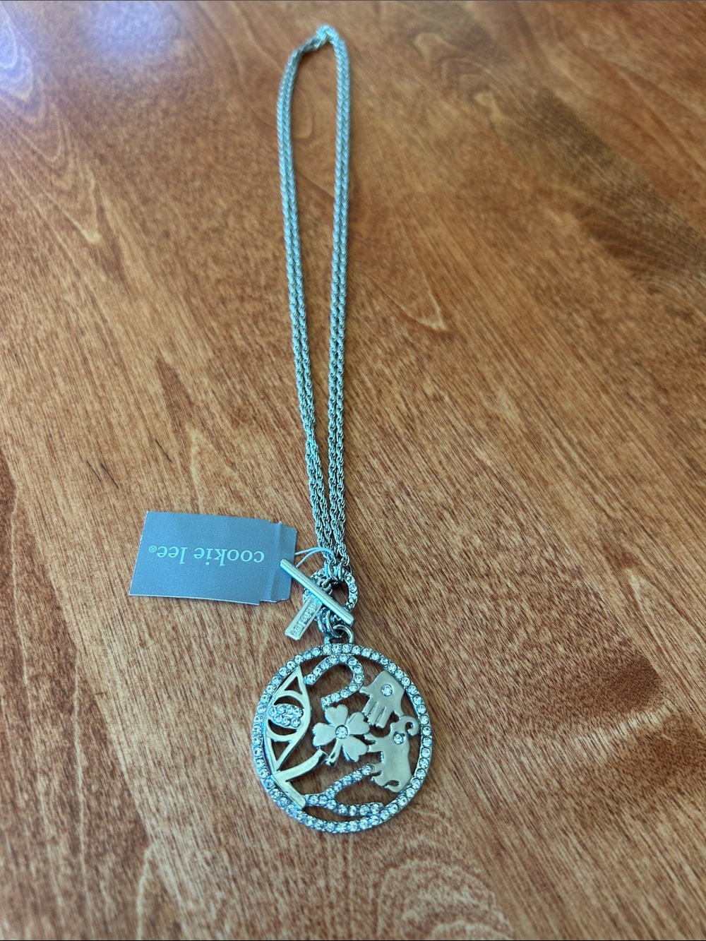 NWT Cookie Lee Stylish Silver Necklace